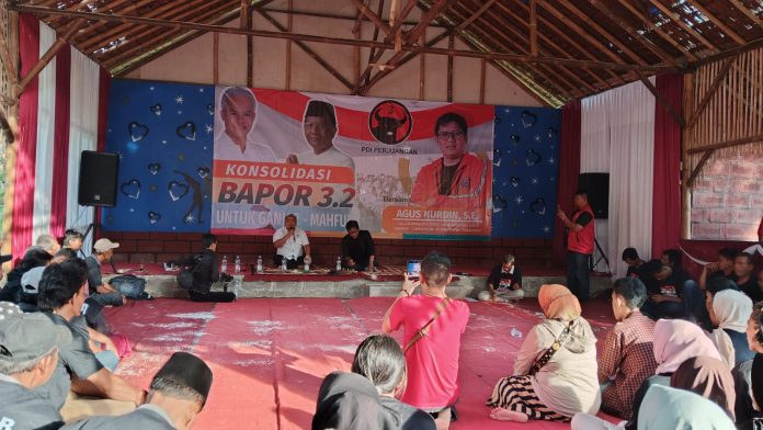 Konsolidasi Bapor 3.2 kampaye pasangan Ganjar-Mahfud yang dilaksanakan oleh Agus Nurdin do Cibereum pada Selasa (19/12/2023). Dok: Aji/jabarupdate