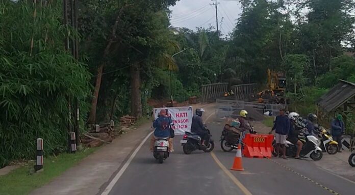 Jembatan Bailey Cikaleho Ciamis