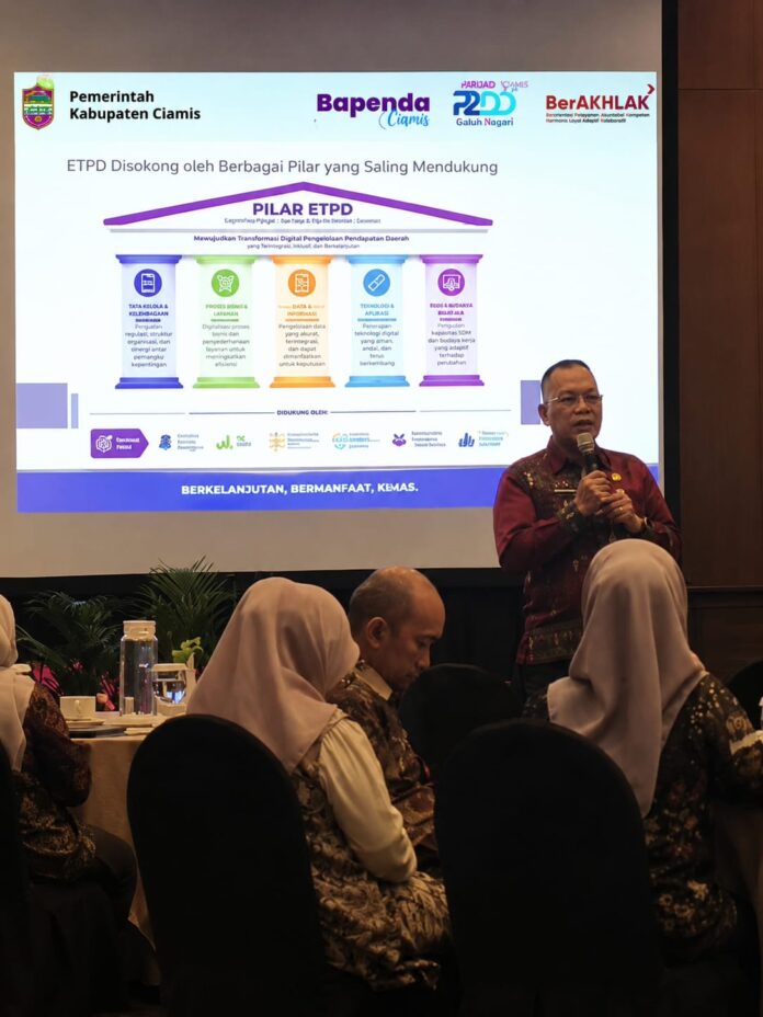 Plt.Bapenda Ciamis Fikriansyah Menjadi Narasumber di Forum TP2DD se-Provinsi Sumatera Selatan/Rizal Nurramdhani/Jabarupdate.id/ Plt.Bapenda Ciamis Fikriansyah Menjadi Narasumber