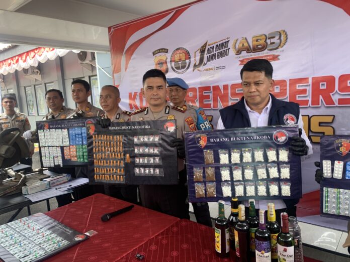 Polres Ciamis Ungkap Kasus Narkoba