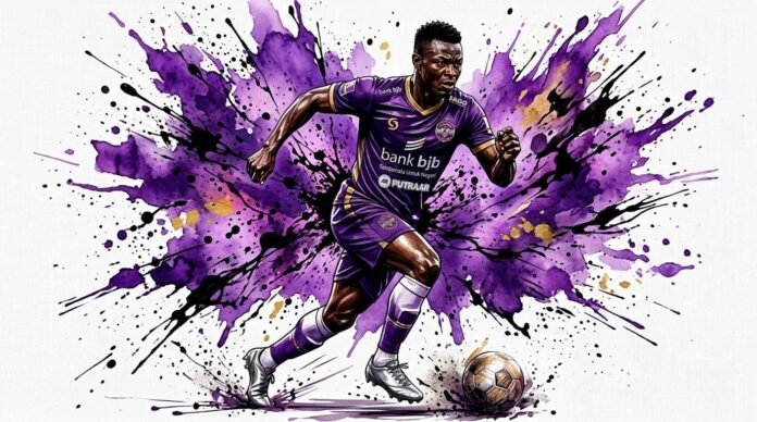 Ezechiel N'Douassel tiba di Ciamis