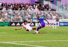 Ezechiel Ndousel Bawa PSGC Ciamis Taklukkan Sumsel United 2-0